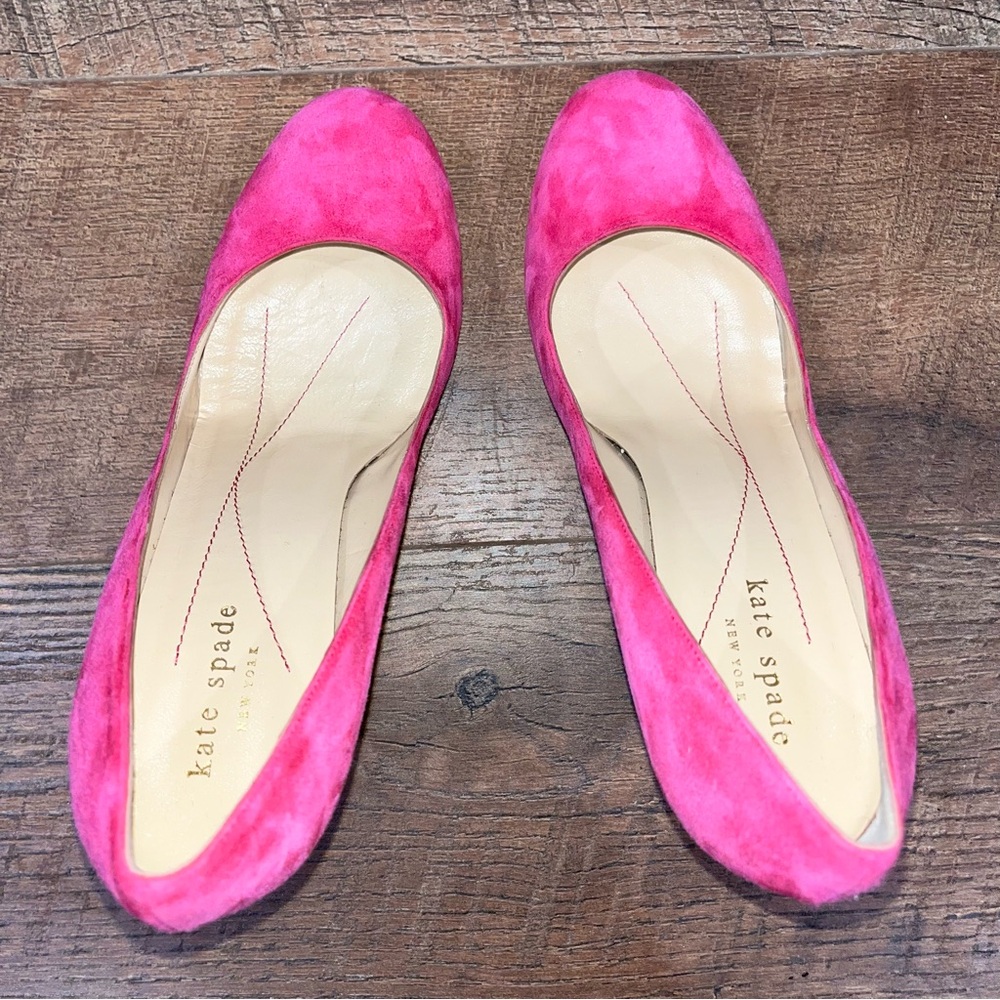 Kate Spade New York Pink Suede Heels - Picture 7 of 12